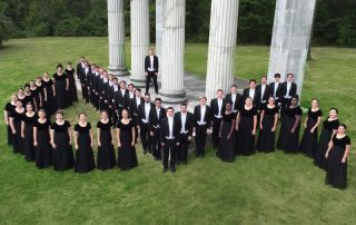 Westminster Choir in a garden