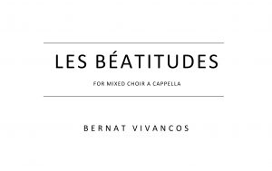 Les beatitudes score cover