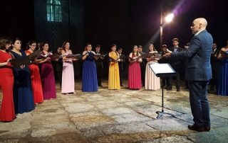 The sixth Cor Jove Nacional de Catalunya conducted by Josep Vila Casañas