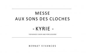 Messe aux sons des cloches, Kyrie score cover