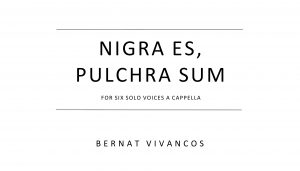 Nigra es, pulcra sum score cover