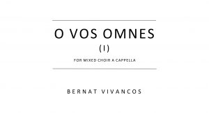 O vos Omnes score cover
