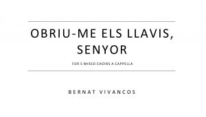 Obriu-me els llavis senyor score cover